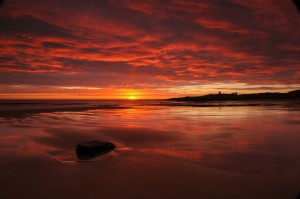 Dunstanburgh?s dramatic sunrise